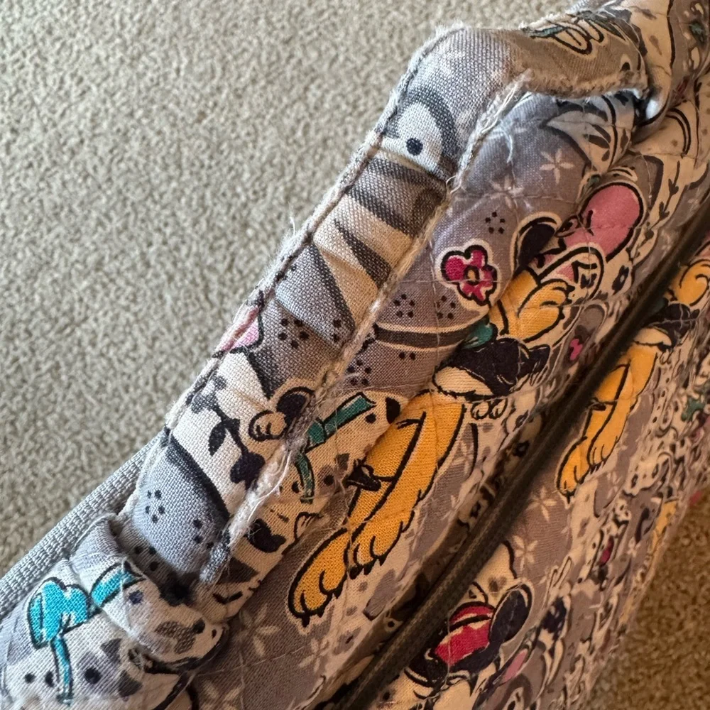 Vera Bradley Darling Mickey Minnie Mouse & Figaro Piccadilly Laptop Handle Bag - Picture 3 of 10